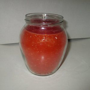 CANDLE Cranberry Pumpkin shy of 2# 6x5 See photos